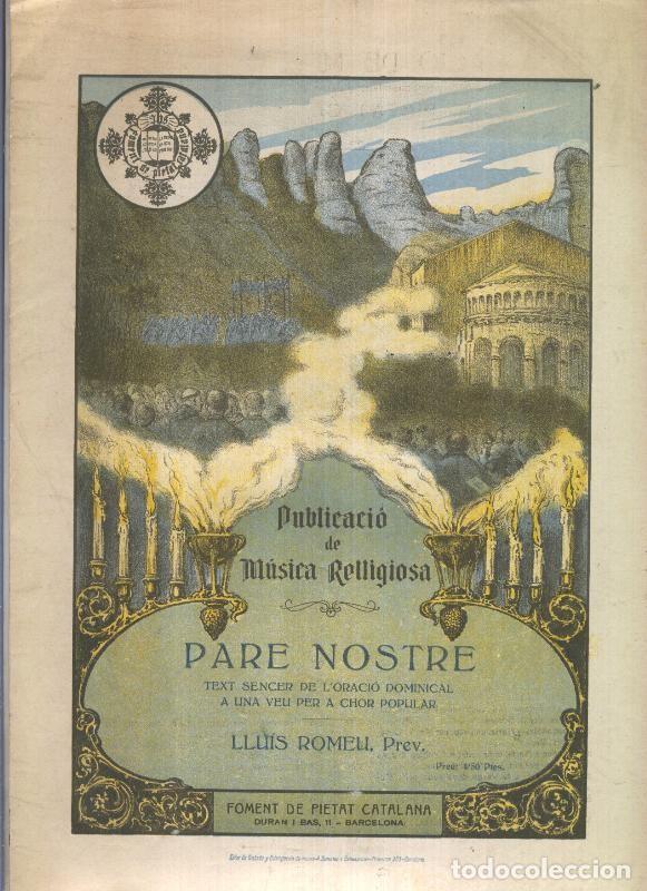 Coleccionismo de Revistas y Peri&oacute;dicos: Publicacio de Musica Religiosa: Pare nostre - Varios