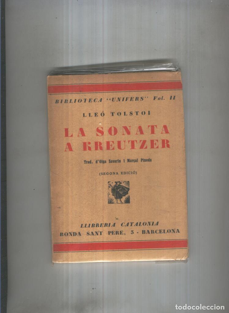 Coleccionismo de Revistas y Peri&oacute;dicos: La sonata a Kreutzer - Lleo Tolstoi