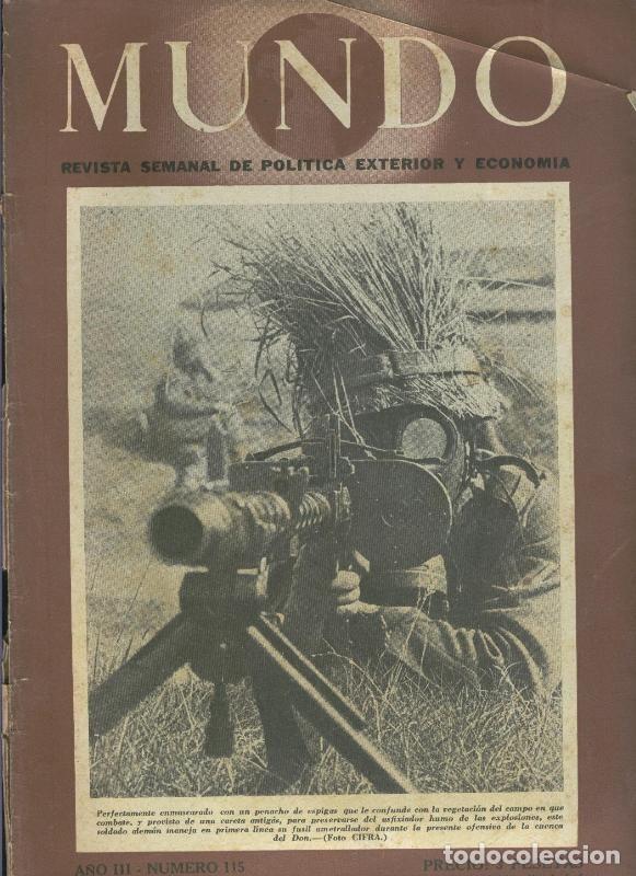 Sammeln von Zeitschriften und Zeitungen: Mundo Revista semanal numero 115 - varios