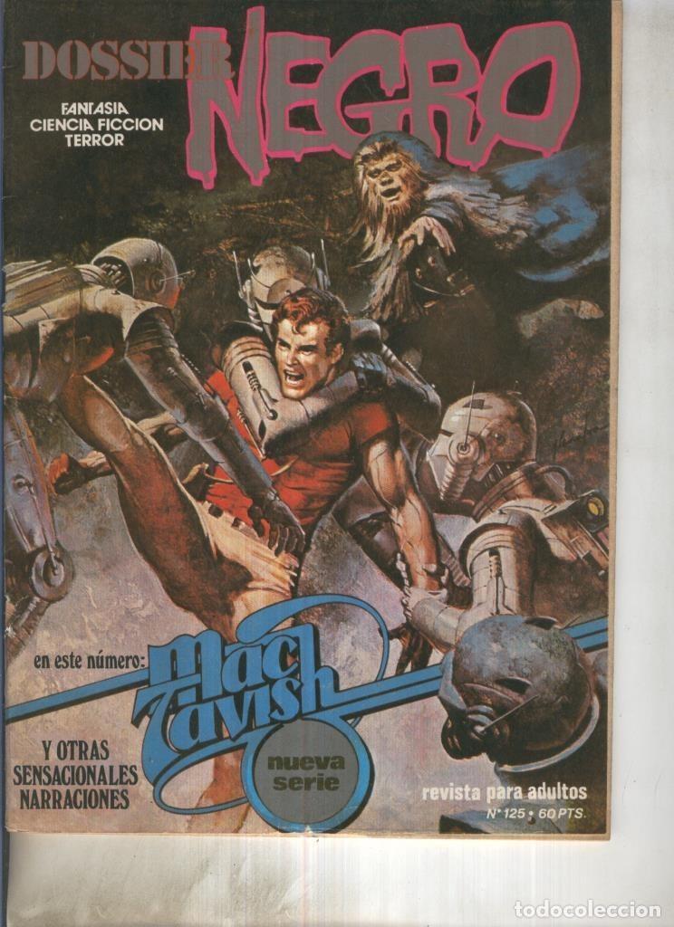 Coleccionismo de Revistas y Peri&oacute;dicos: Dossier Negro numero 125 (numerado 1 en trasera) - Varios