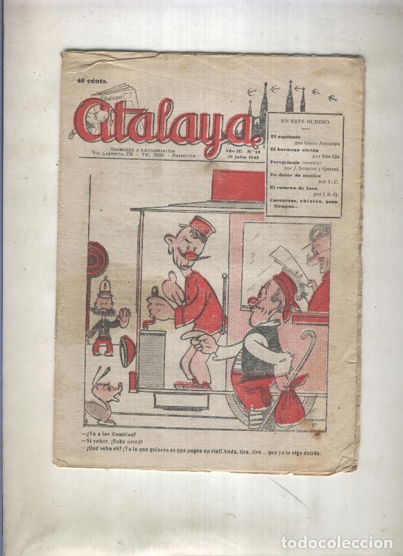 Collectionnisme de Revues et Journaux: Atalaya numero 083 - Varios