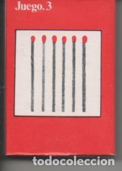 Sammeln von Zeitschriften und Zeitungen: Caja de Cerillas Serie pasatiempos-Juego 3 - Varios