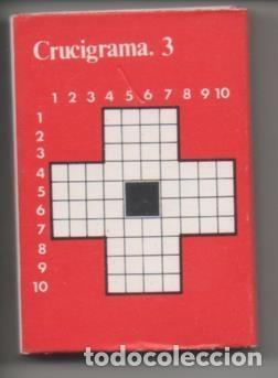 Sammeln von Zeitschriften und Zeitungen: Caja de Cerillas Serie pasatiempos-Crucigrama-3 - Varios