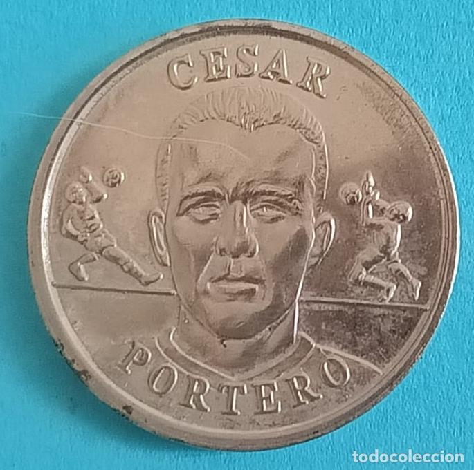 Sammeln von Zeitschriften und Zeitungen: Monedas de la Selecci&oacute;n: Portero Cesar - Varios