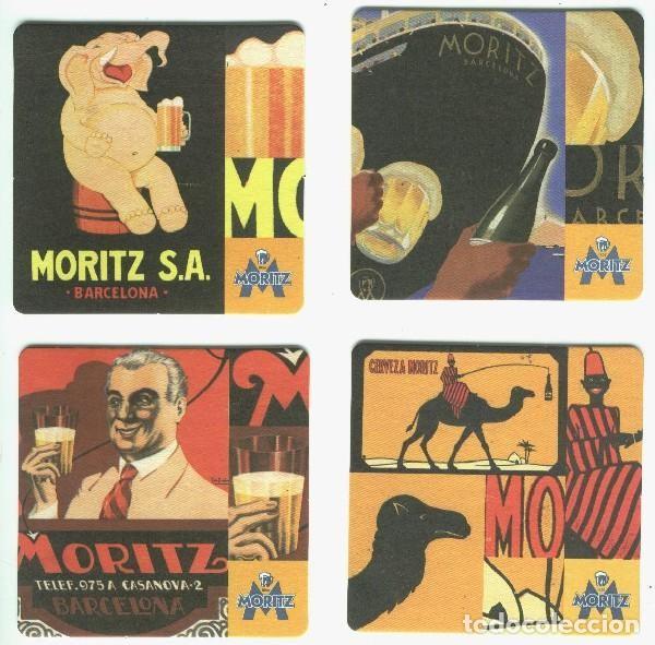 Sammeln von Zeitschriften und Zeitungen: Posavasos Mortiz, juego de 4 modelos - Varios