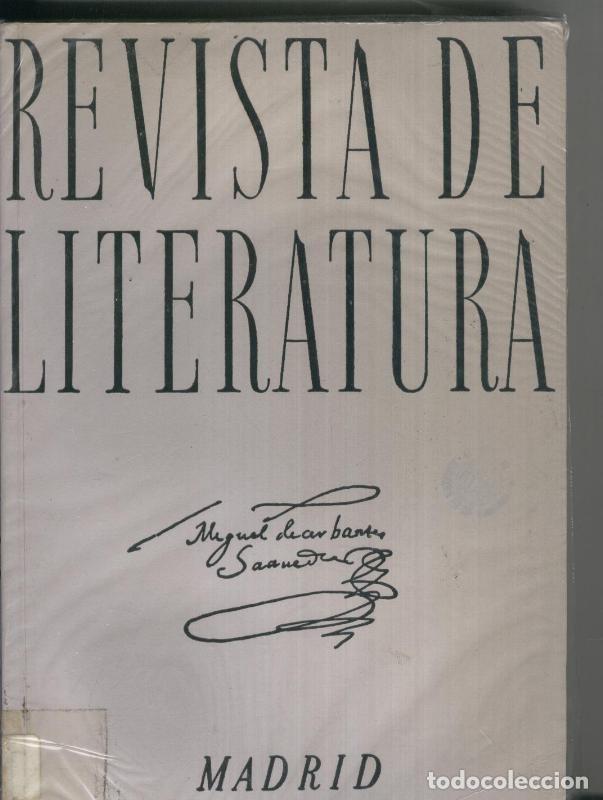 Sammeln von Zeitschriften und Zeitungen: Revista de Literatura.Tomo 53 - Varios