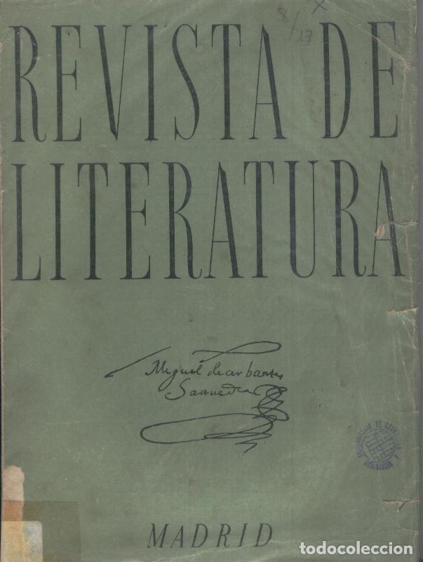 Sammeln von Zeitschriften und Zeitungen: Revista de Literatura.Tomo 04 - Varios