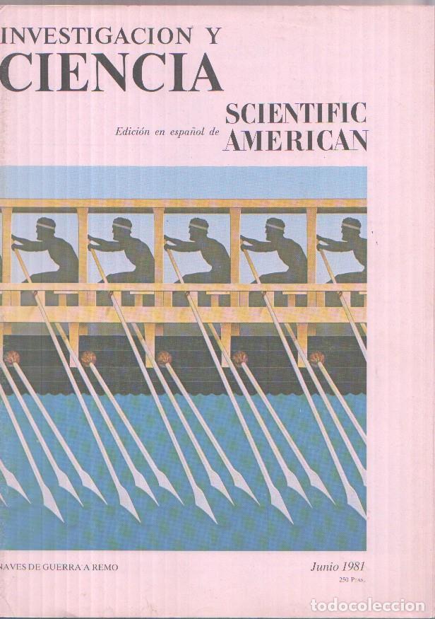 Coleccionismo de Revistas y Peri&oacute;dicos: Investigacion y ciencia numero 057: Naves de guerra a remo en la antiguedad - varios