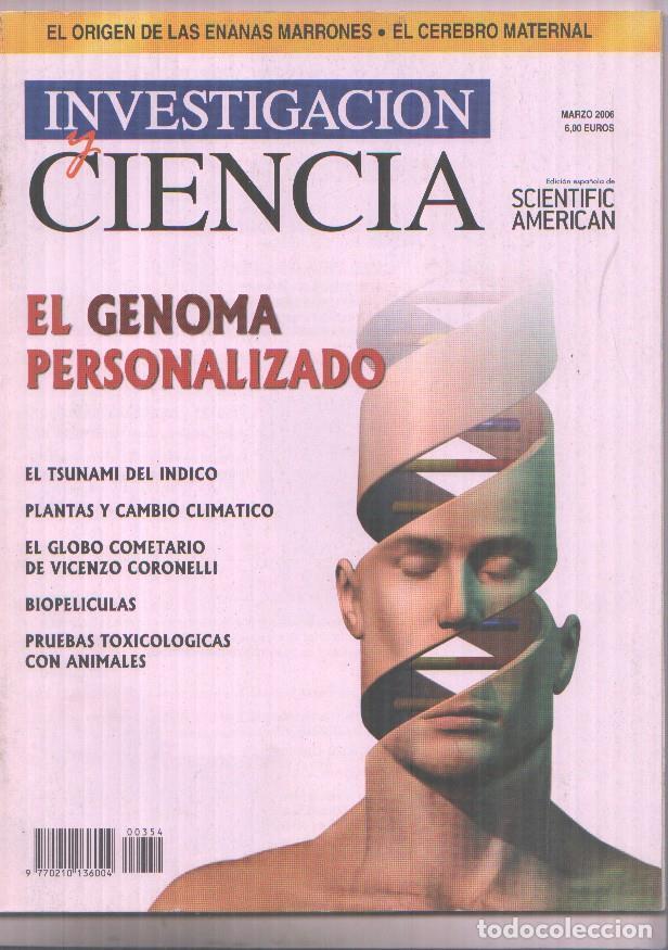 Collection Magazines and Newspapers: Investigacion y Ciencia numero 354: El genoma personalizado - Varios