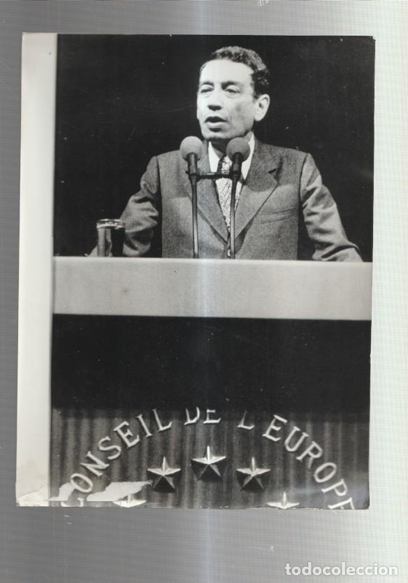 Coleccionismo de Revistas y Peri&oacute;dicos: Foto Prensa numero 207: Boutros Ghali ministro egipcio asuntos exteriores - Varios