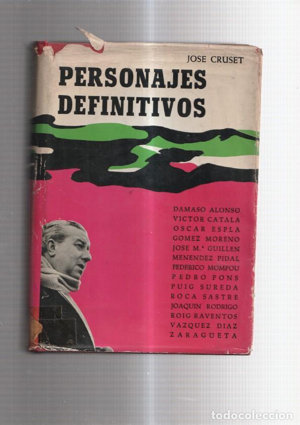 Sammeln von Zeitschriften und Zeitungen: Personajes definitivos: Damaso Alonso, Victor Catala, Menendez Pidal, etc - Jose Cruset