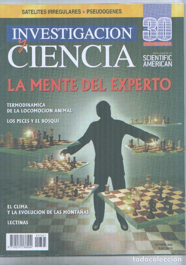 Colecionismo de Revistas e Jornais: Investigacion y Ciencia numero 361: La mente del experto - Varios