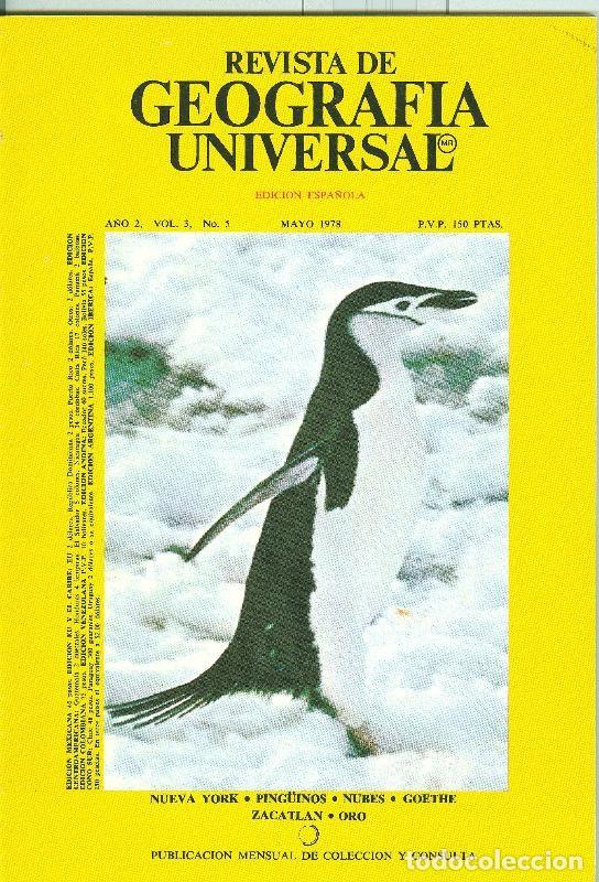 Coleccionismo de Revistas y Peri&oacute;dicos: Revista de Geografia Universal volumen 3 numero 5, mayo 1978: Goethe - Varios