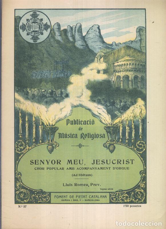 Coleccionismo de Revistas y Peri&oacute;dicos: Publicacio de Musica Religiosa: Senyor meu, Jesucrist - Varios