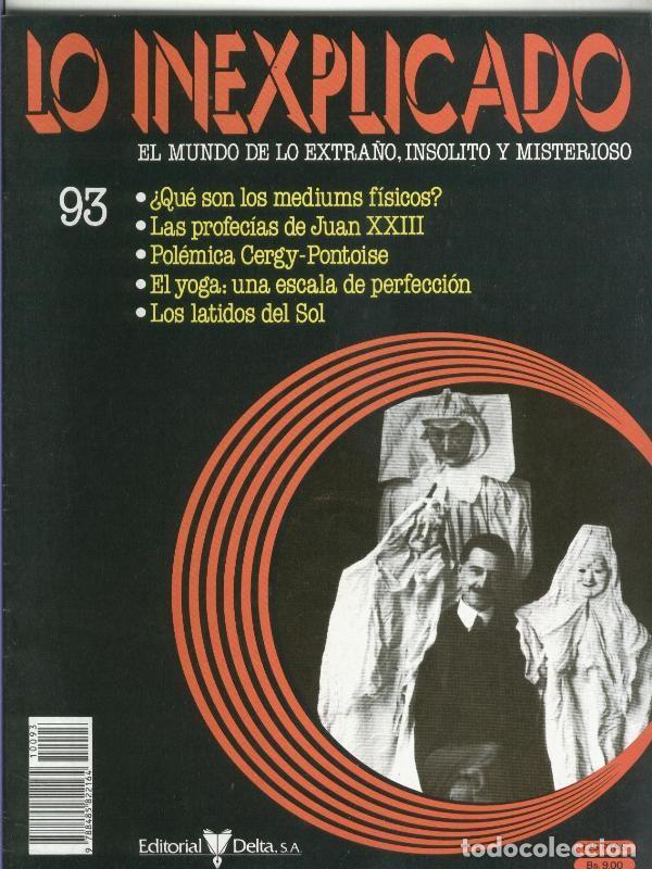 Coleccionismo de revistas y peri&oacute;dicos: Lo inexplicado fasciculo numero 093 - varios