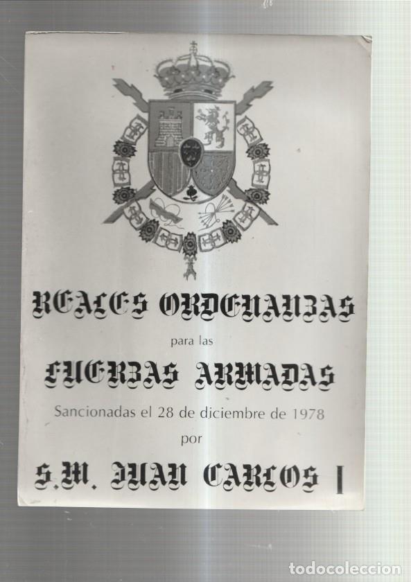 Coleccionismo de Revistas y Peri&oacute;dicos: Foto Prensa numero 211: portada edicion Reales Ordenanzas Fuerzas Armadas - Varios