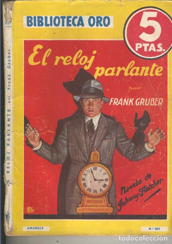 Coleccionismo de Revistas y Peri&oacute;dicos: Biblioteca oro amarilla: El reloj parlante - Frank Gruber