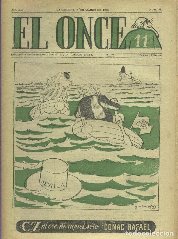 Colecionismo de Revistas e Jornais: El Once revista deportiva numero 582 - Varios