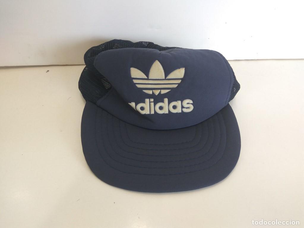 Coleccionismo de Revistas y Peri&oacute;dicos: Gorra: GORRA ADIDAS - Tela/Rejilla (Azul/Logo Gris) - Adidas