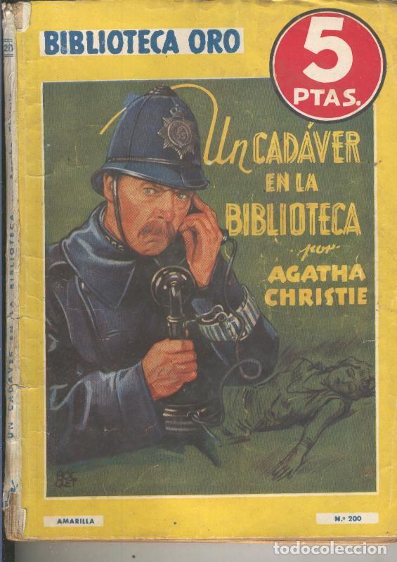 Coleccionismo de revistas y peri&oacute;dicos: Biblioteca oro amarilla: Un cadaver en la biblioteca - Agatha Christie