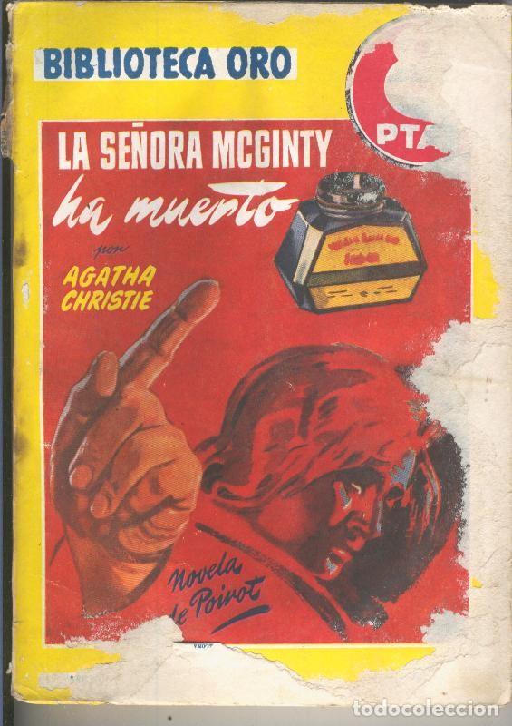 Coleccionismo de Revistas y Peri&oacute;dicos: Biblioteca oro amarilla: La se&ntilde;ora Mcginty ha muerto - Agatha Christie