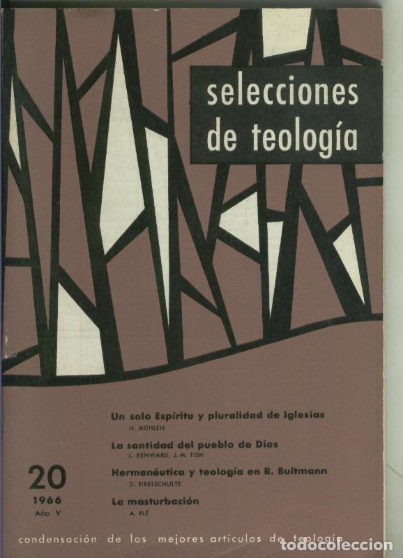 Coleccionismo de Revistas y Peri&oacute;dicos: Selecciones de Teologia numero 20 - Varios