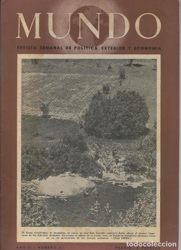 Collection Magazines and Newspapers: Mundo Revista Semanal numero 063 - Varios