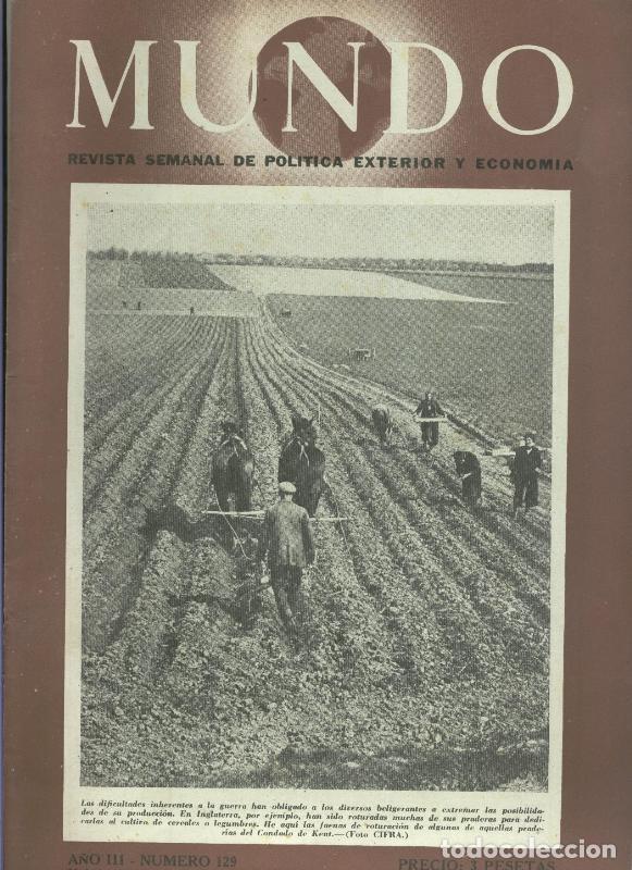 Collection Magazines and Newspapers: Mundo Revista semanal numero 129 - Varios