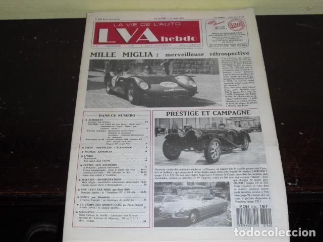 Sammeln von Zeitschriften und Zeitungen: La vie de L,Auto hebdo numero 24 - 11 juin 1987 - varios