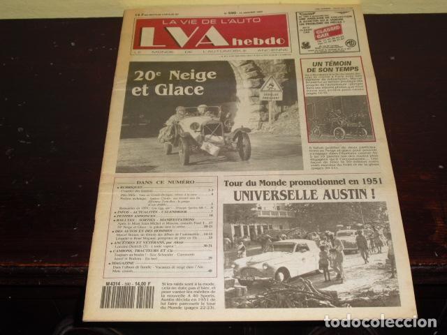 Sammeln von Zeitschriften und Zeitungen: La vie de L,Auto hebdo numero 590 - 14 janvier 1993 - varios