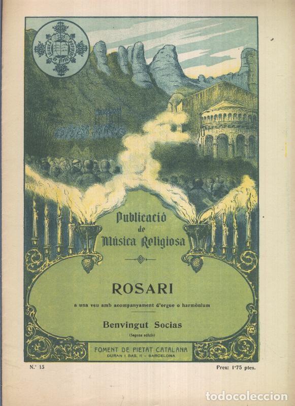 Coleccionismo de Revistas y Peri&oacute;dicos: Publicacio de Musica Religiosa: Rosari - Varios