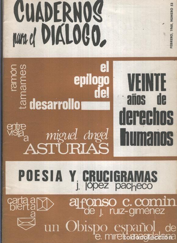 Coleccionismo de Revistas y Peri&oacute;dicos: Cuadernos para el dialogo numero 053 - Varios