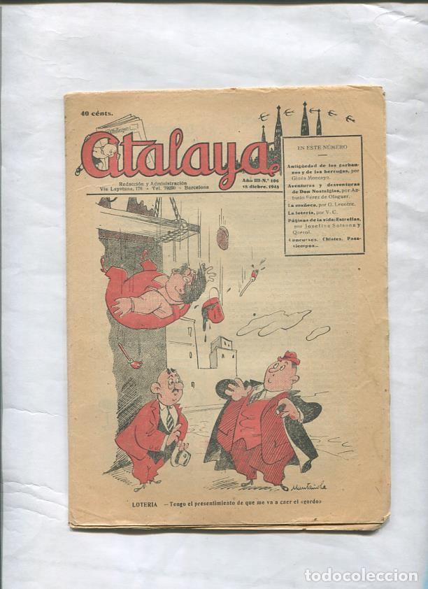 Coleccionismo de Revistas y Peri&oacute;dicos: Atalaya numero 106 - Varios