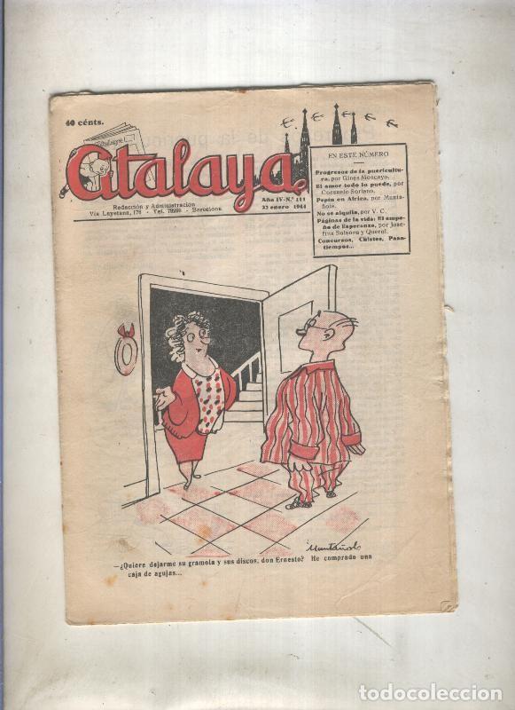 Collectionnisme de Revues et Journaux: Atalaya numero 111 - Varios