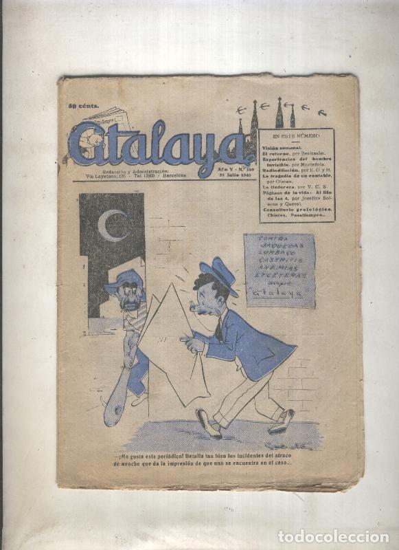 Collectionnisme de Revues et Journaux: Atalaya numero 189 - Varios
