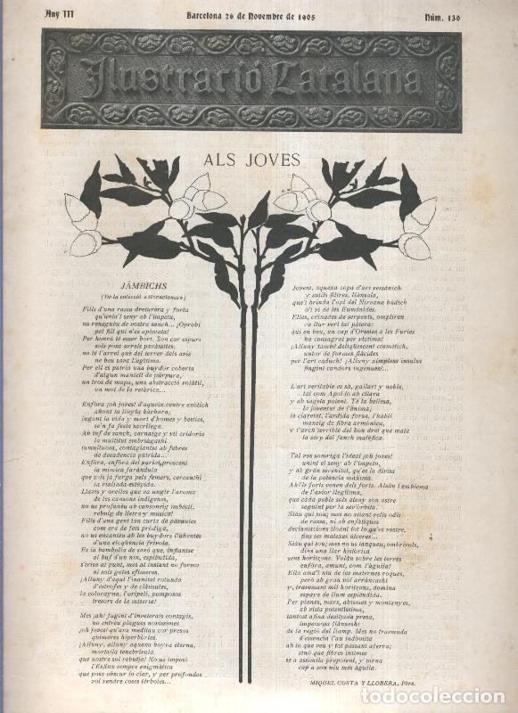 Collectionnisme de Revues et Journaux: Ilustracio Catalana numero 130 - Varios