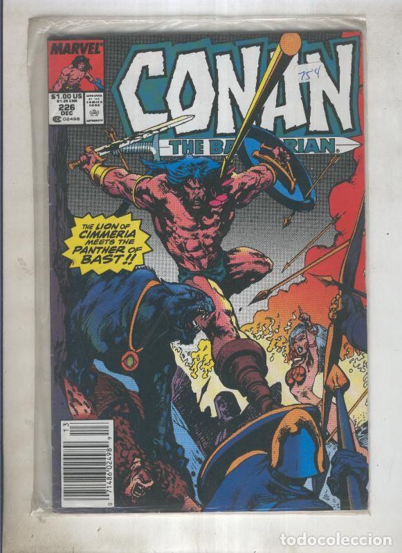Colecionismo de Revistas e Jornais: Conan the barbarian numero 226 - Varios
