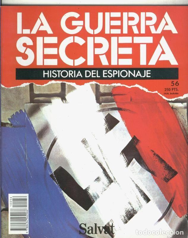Coleccionismo de Revistas y Peri&oacute;dicos: La Guerra Secreta: Historia del Espionaje numero 056, en la trasera foto de - Varios