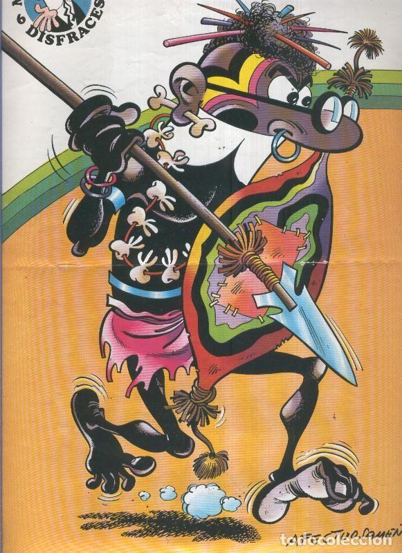 Colecionismo de Revistas e Jornais: Poster Mortadelo. Mis mejores disfraces numero 6 - Iba&ntilde;ez