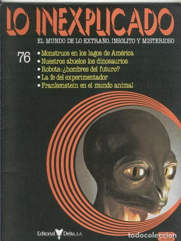 Colecionismo de Revistas e Jornais: Lo inexplicado fasciculo numero 076 - Varios