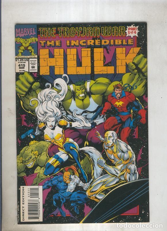 Colecionismo de Revistas e Jornais: The incredible hulk numero 415 - Varios