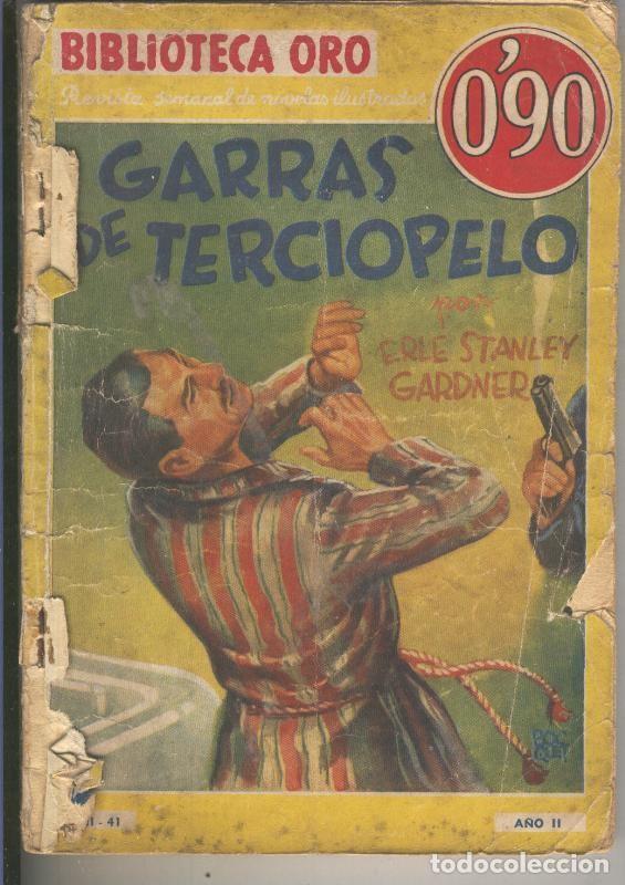 Collectionnisme de Revues et Journaux: Biblioteca oro amarilla: Garras de terciopelo - Erle Stanley Gardner