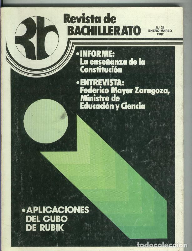 Collectionnisme de Revues et Journaux: Revista de Bachillerato numero 21 - varios