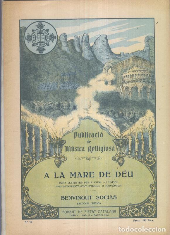 Collezionismo di Riviste e Giornali: Publicacio de Musica Religiosa: a la mare de Deu - Varios