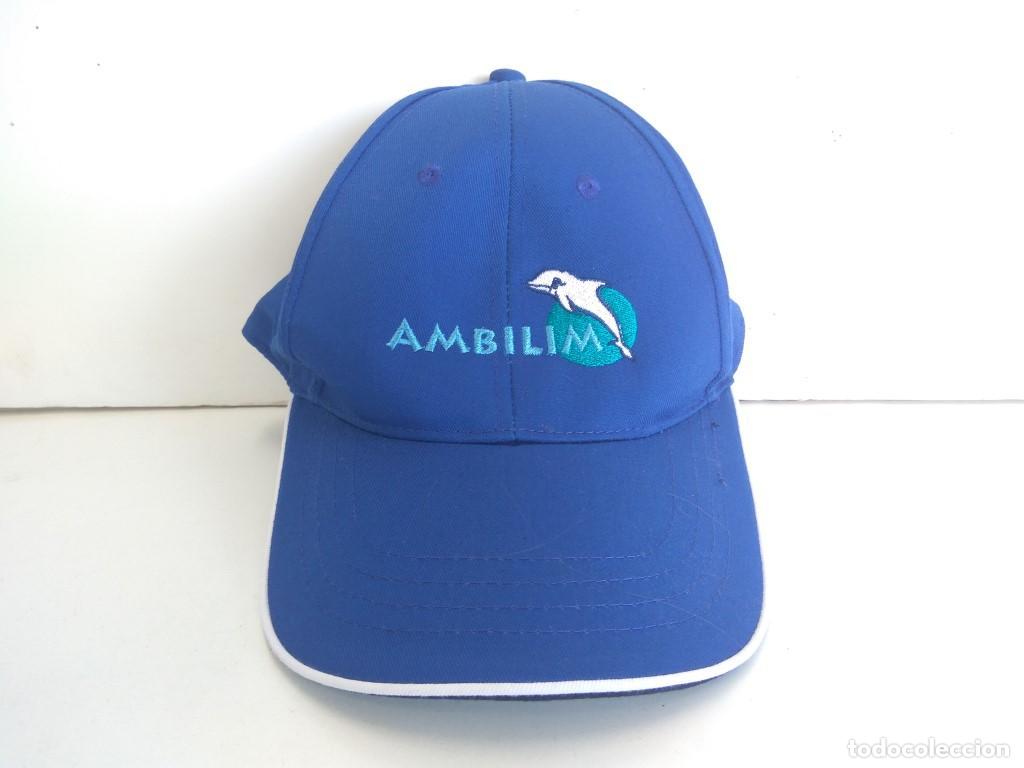 Coleccionismo de Revistas y Peri&oacute;dicos: Gorra: GORRA PROMOCIONAL AMBILIM (Azul) - Nike