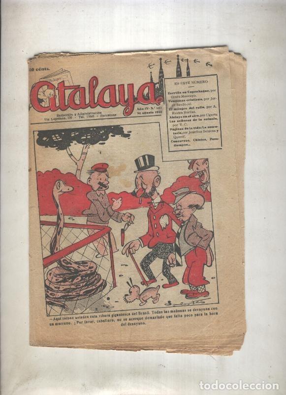 Coleccionismo de Revistas y Peri&oacute;dicos: Atalaya numero 142 - Varios