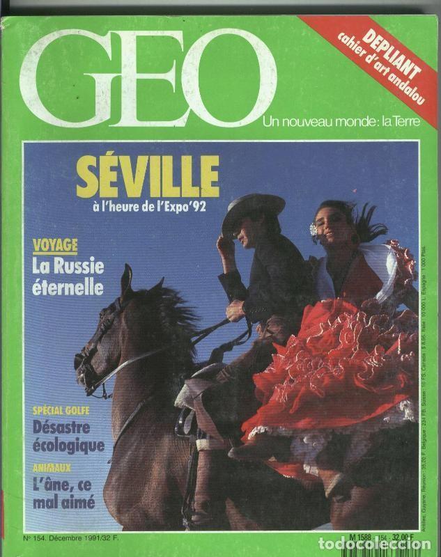 Collectionnisme de Revues et Journaux: GEO Un nouveau monde: la Terre numero 154 - varios