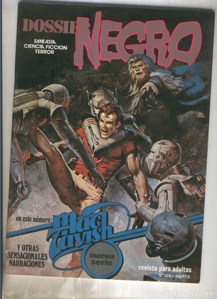 Coleccionismo de Revistas y Peri&oacute;dicos: Dossier Negro numero 125 (numerado 2 en trasera) - Varios
