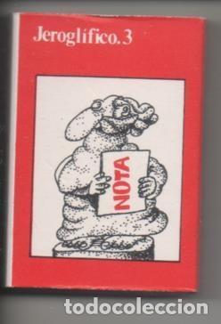Coleccionismo de Revistas y Peri&oacute;dicos: Caja de Cerilas Serie pasatiempos- Jeroglfico&acute;3 - Varios