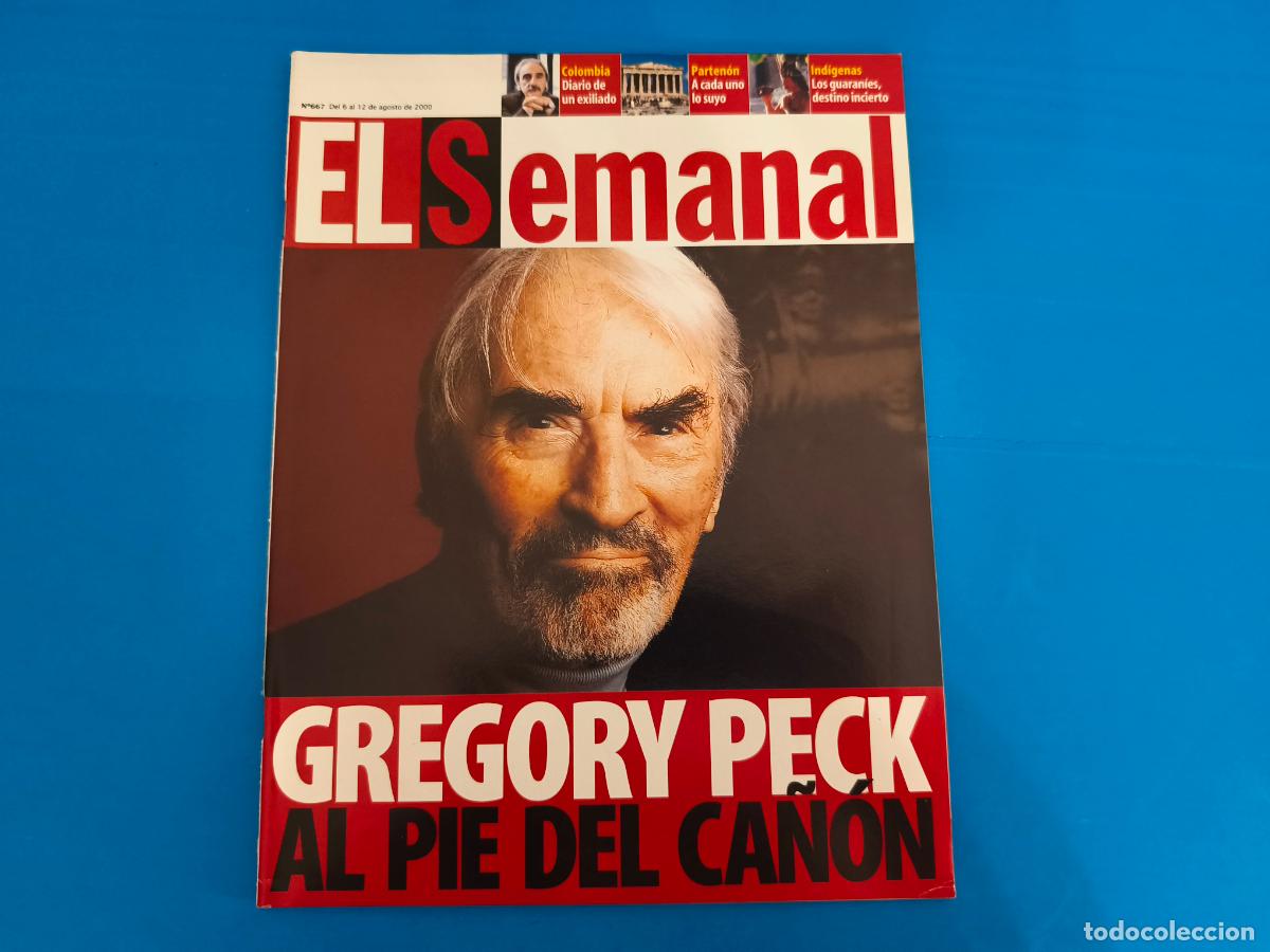 Coleccionismo de Revistas y Peri&oacute;dicos: REVISTA EL SEMANAL GREGORY PECK N&ordm; 667 DEL 6 AL 12 DE AGOSTO DE 2000 LOTE 1